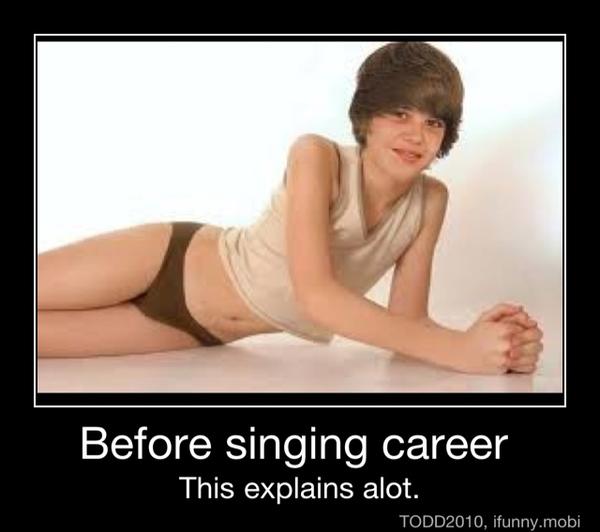 Before singing career
This explains alot. - Before singing career
This explains alot.