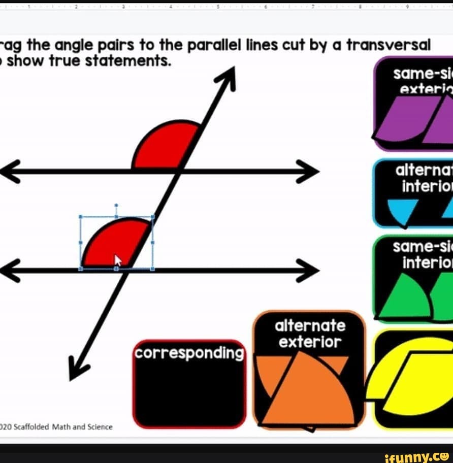 Angle Pairs Created By Parallel Lines Cut By A Transversal