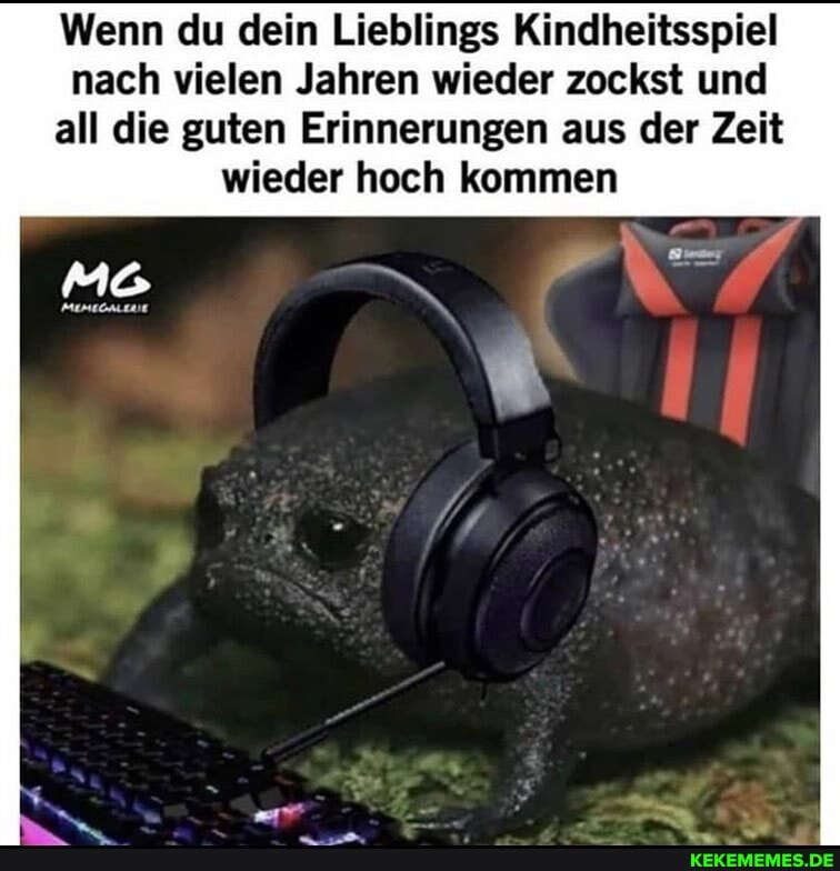Wenn du dein Lieblings Kindheitsspiel nach vielen Jahren wieder zockst und all die guten Erinnerungen aus der Zeit wieder hoch kommen