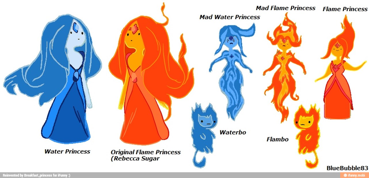 Mad Flame Princess Flame Princess Mad Water Princess.