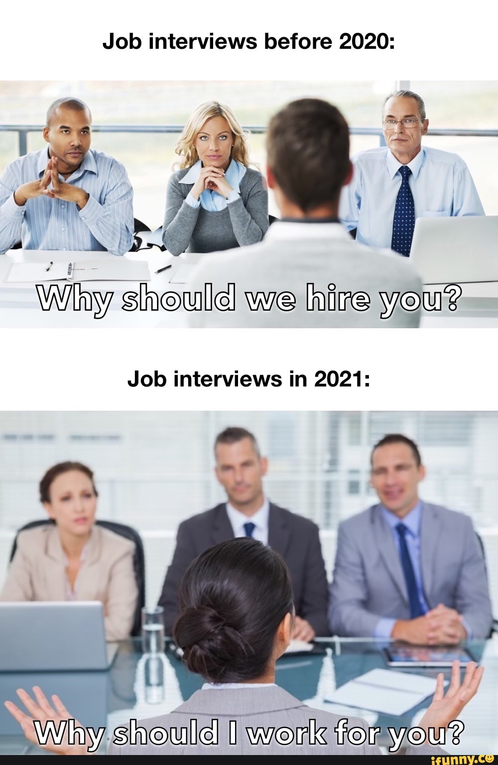 Job interviews before 2020: Why should we hire Job interviews in 2021 ...