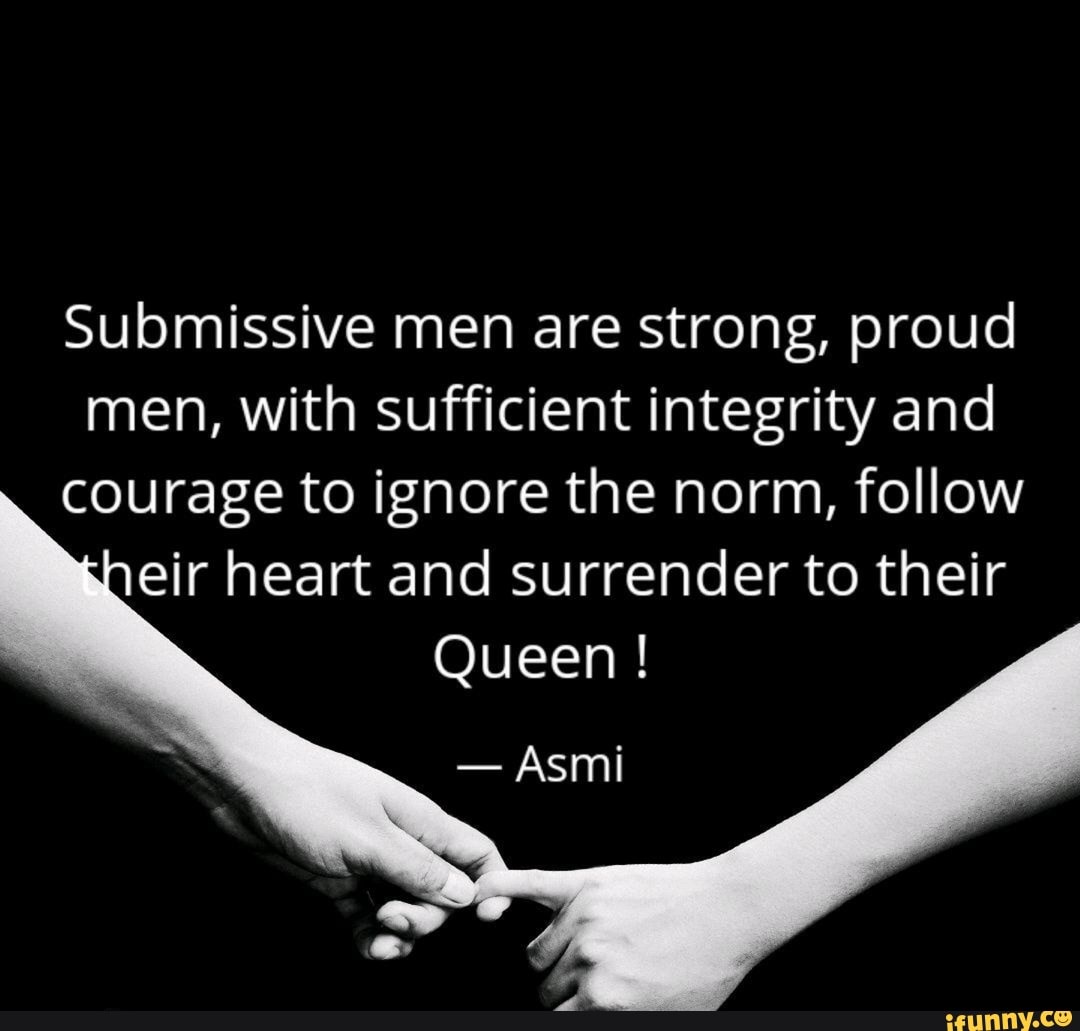Submissive Male