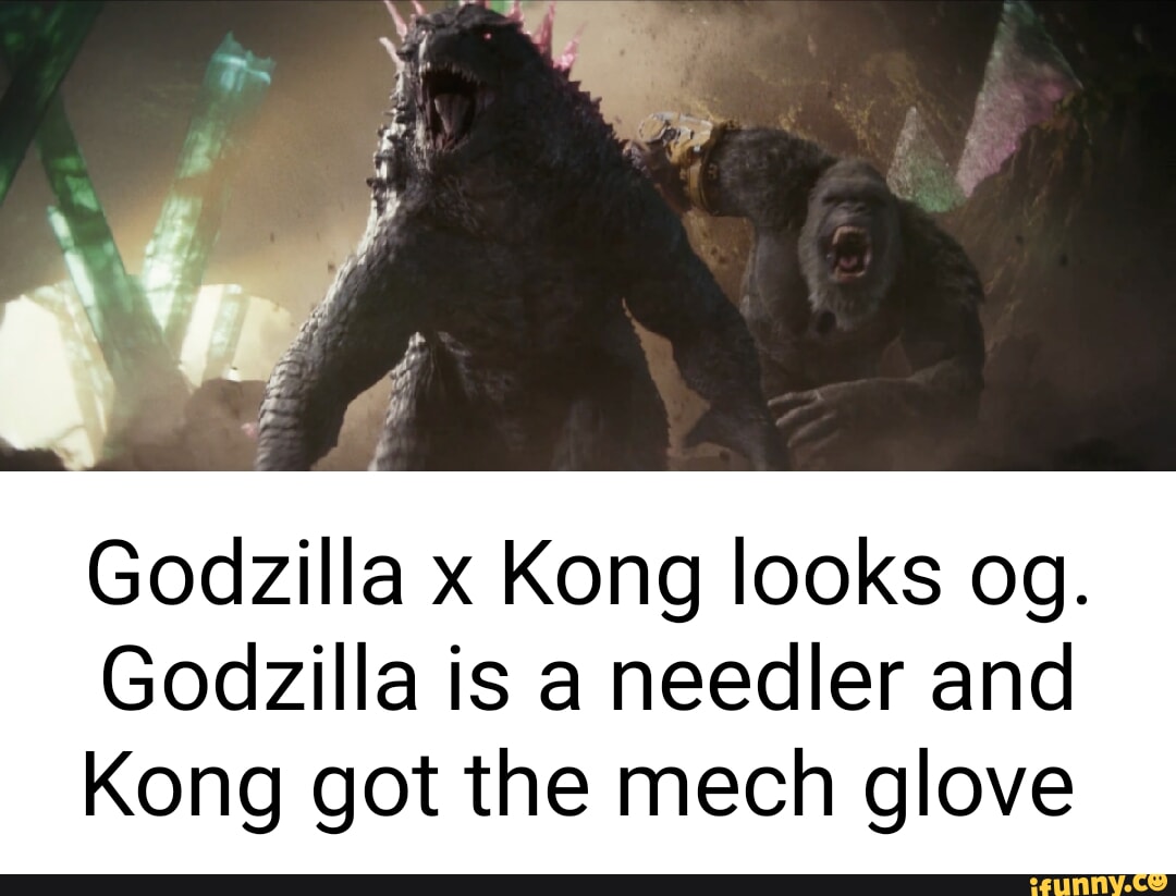 Godzilla x Kong looks og. Godzilla is a needler and Kong got the mech ...