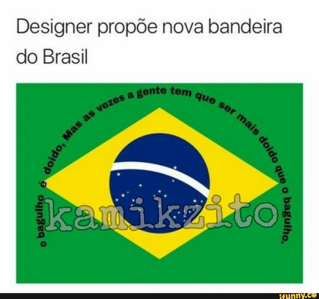 Designer propõe nova bandeira do Brasil