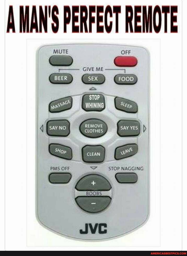 MUTE
AMAN'S PERFECT REMOTE
OFF
r-- GIVE ME
CLOTHES.
PMS OFF STOP. NAGGING