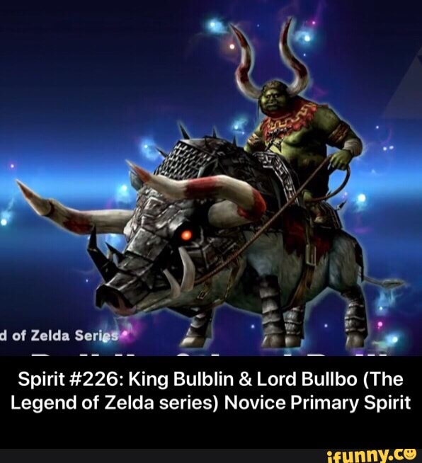 Spirit 226 King Bulblin Lord Bullbo The Legend Of Zelda
