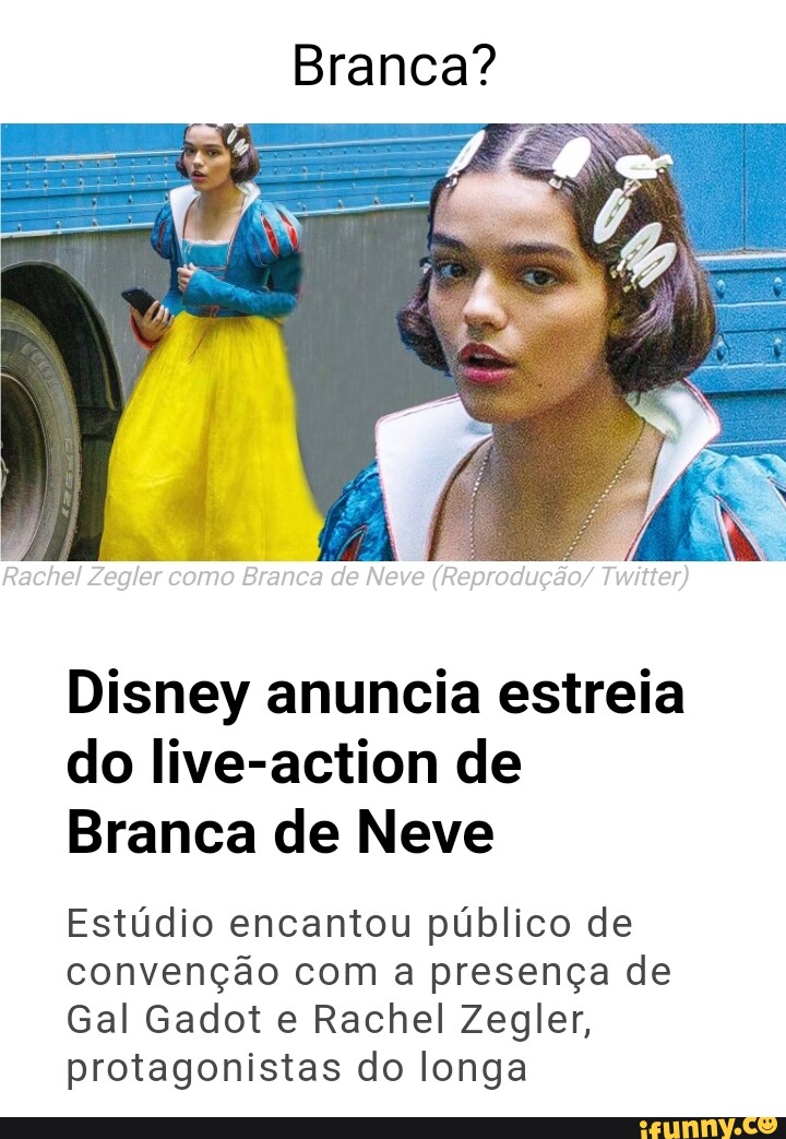 Branca Rachel Zegler Como Branca De Neve Reprodução Twitter Disney