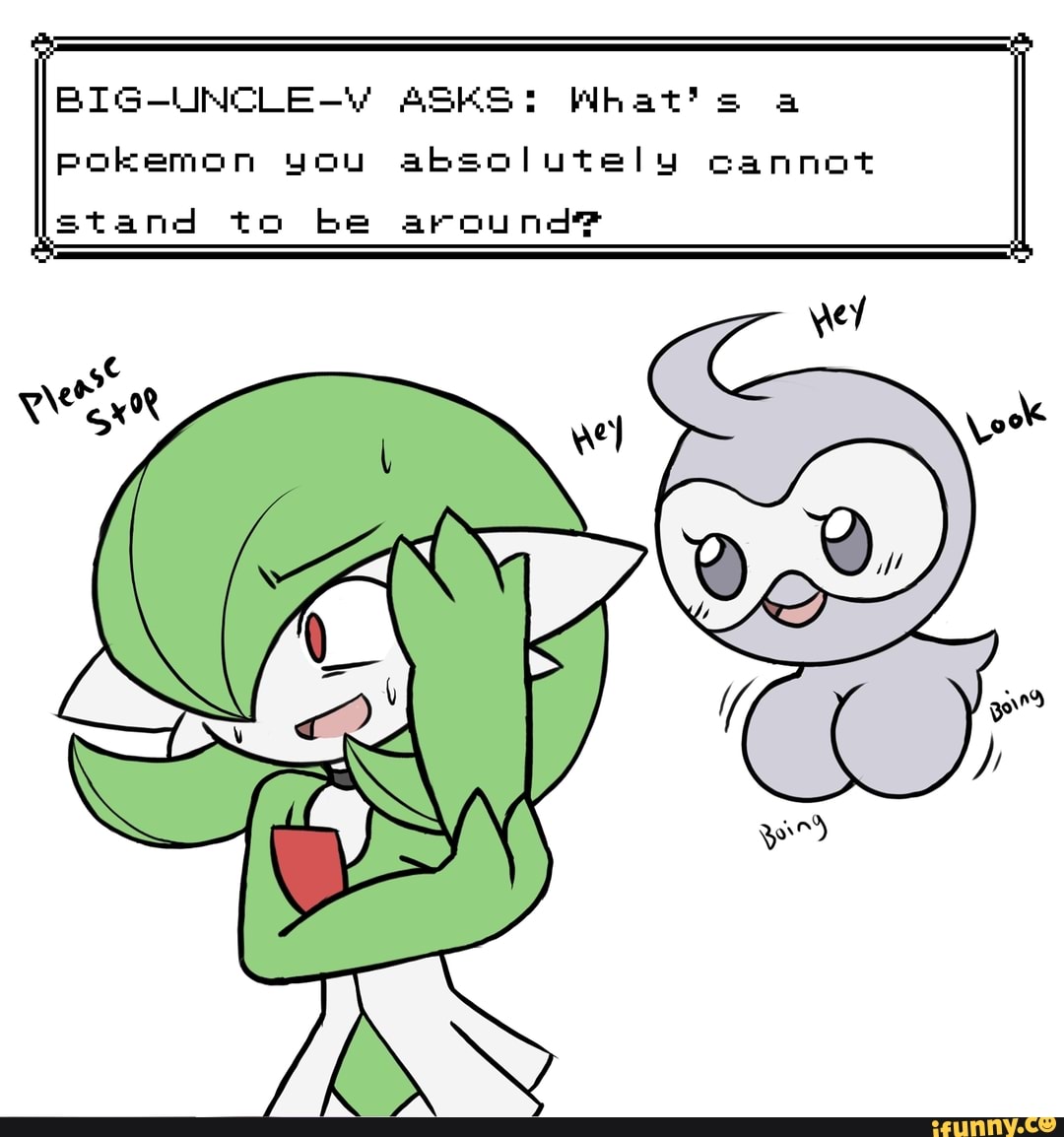 BIS-UMCLE-Y ASKS: What's a Pokemon you absolutely cannot Stand to be ...