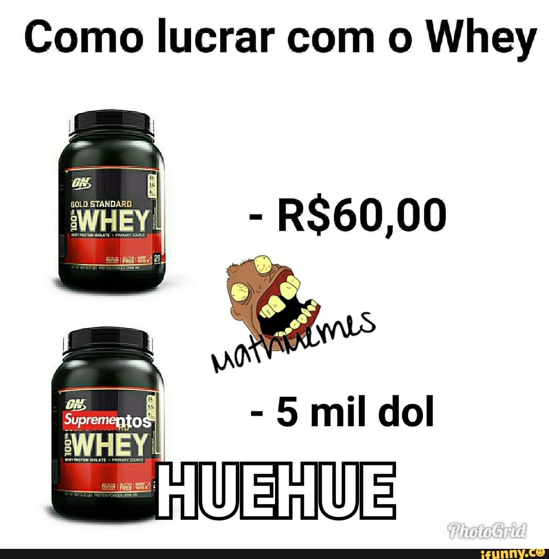 Como lucrar com o Whey