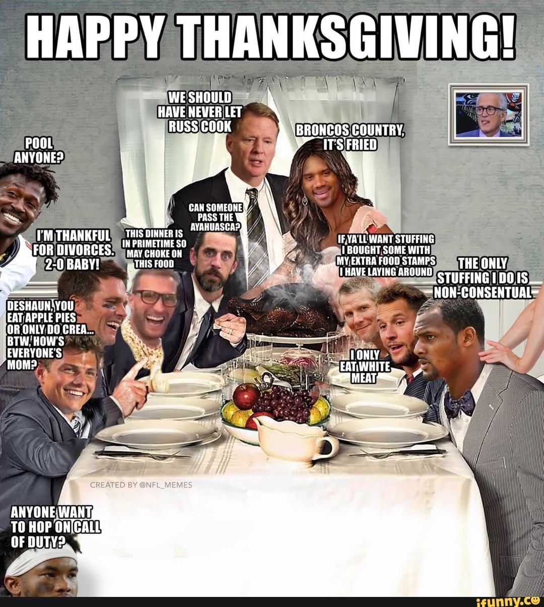 Denver Broncos - A very 2020 Thanksgiving. Happy Thanksgiving, Broncos  Country!