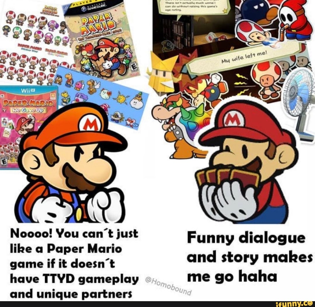 Paper mario tumblr