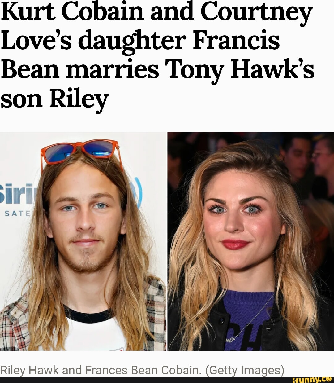 Frances Bean Cobain, Riley Hawk marry – WSOC TV