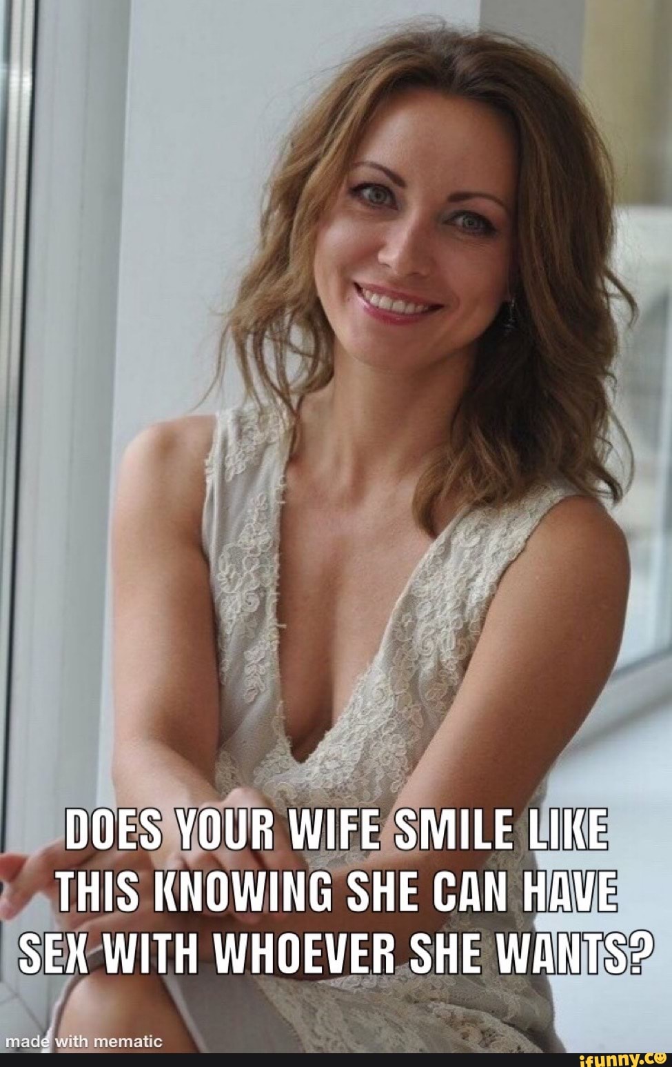 DOES YOUR WIFE SMILE LIKE THIS KNOWING SHE CAN HAVE SEX WITH WHOEVER SHE WANTS? hq nude pic