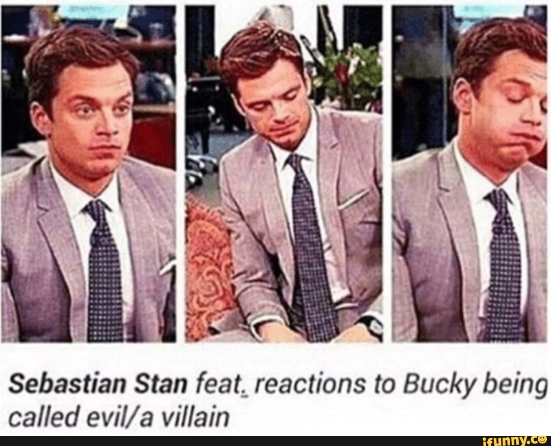 Sebastian Stan feat; reactions to Bucky being called evil/a villain
