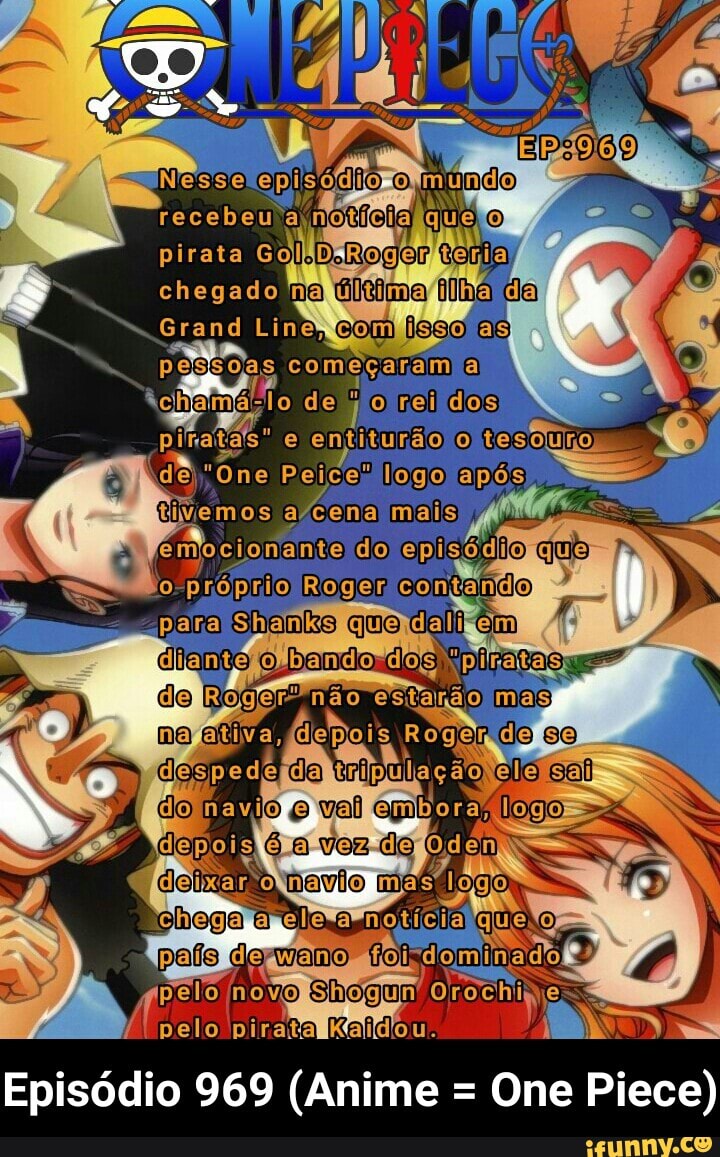 Pessoas Comecanam Avcena Mails Emocionante Do Apisorio Que Bando De Nao Ta Kafedoma Epelo Pira Episodio 969 Anime One Piece Episodio 969 Anime One Piece