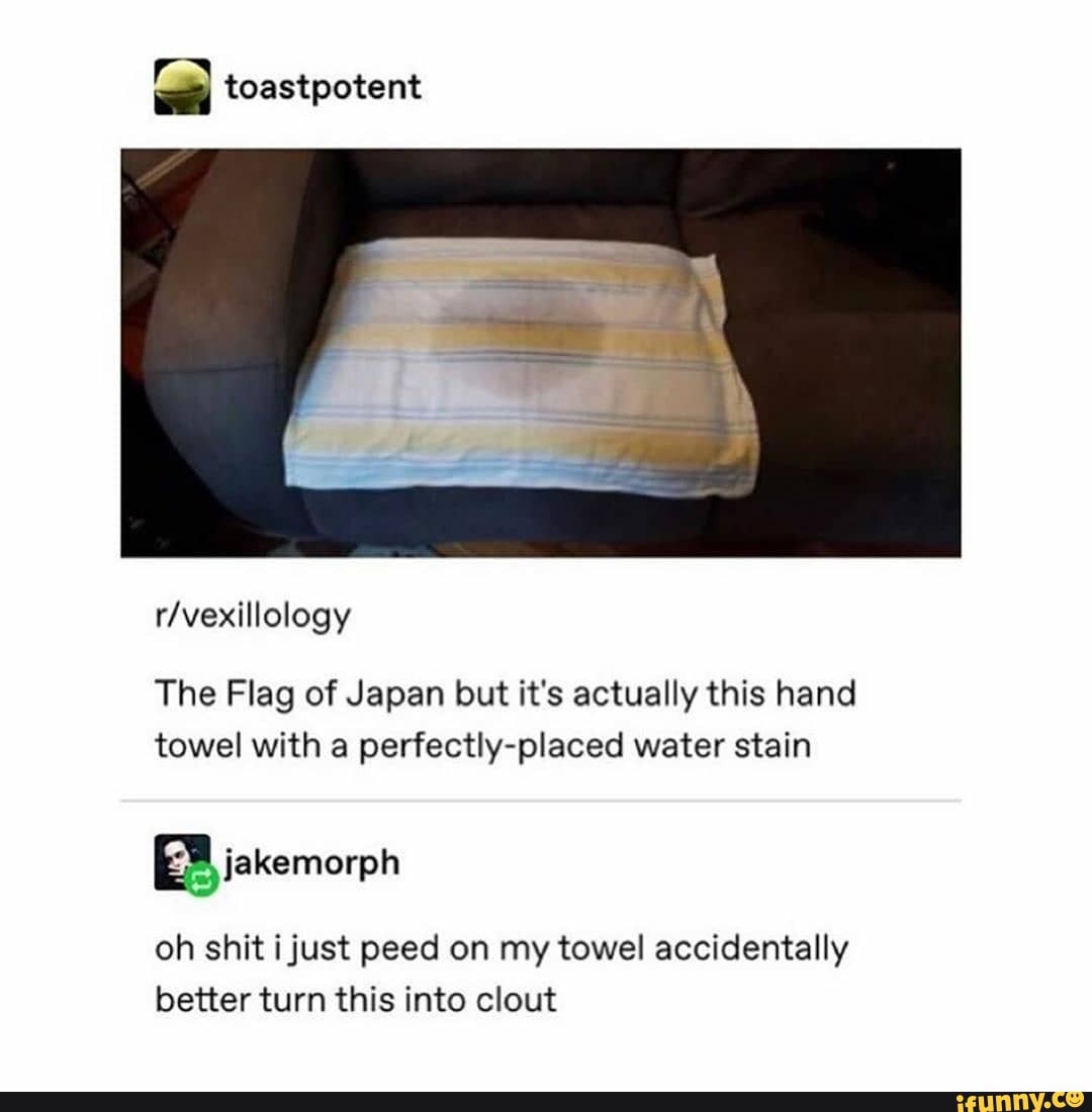 R/vexillology The Flag of Japan but it's actually this hand towel with