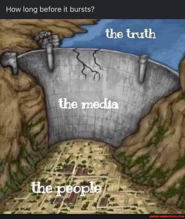 How long before it bursts?
the truttla
the media
op
the people
