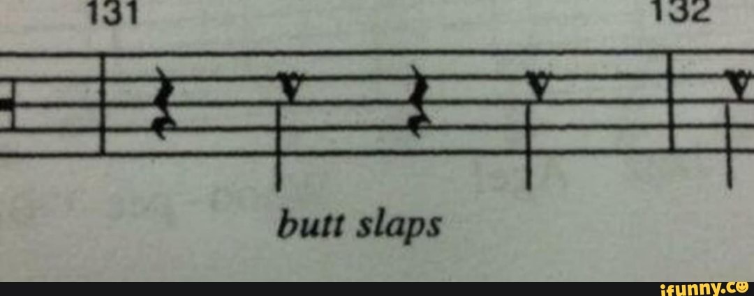 We
butt slaps