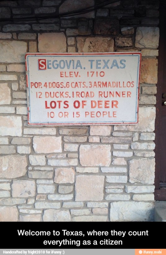 Welcome to Texas, where they count
everything as a citizen - Welcome to Texas, where they count everything as a citizen