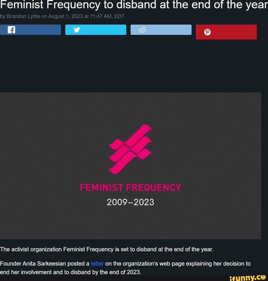 Anita Sarkeesian is tired, closes feminist frequency after 15