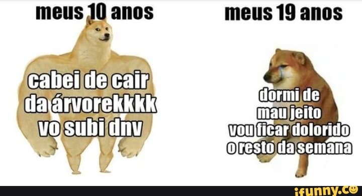 meus 19 anos
ttormi de mau jeito
meus anos
(cair
vo subi dny