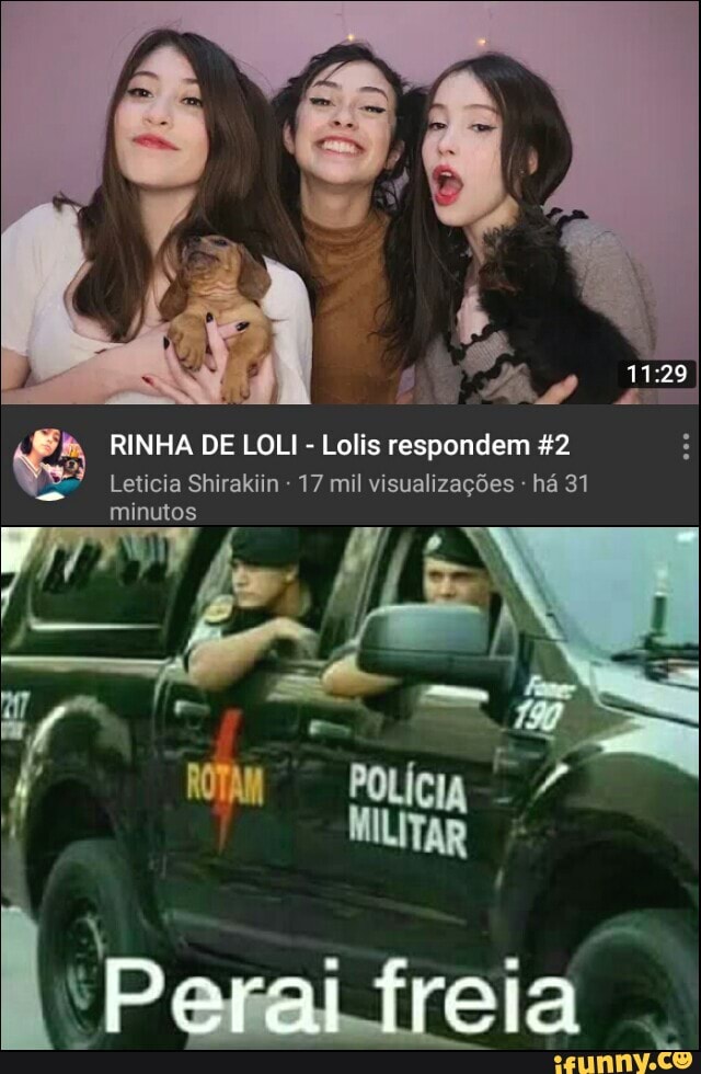 Esto RINHA DE LOLI Lolis respondem #2
Leticia Shirakiin 17 mil visualizações há 31
minutos