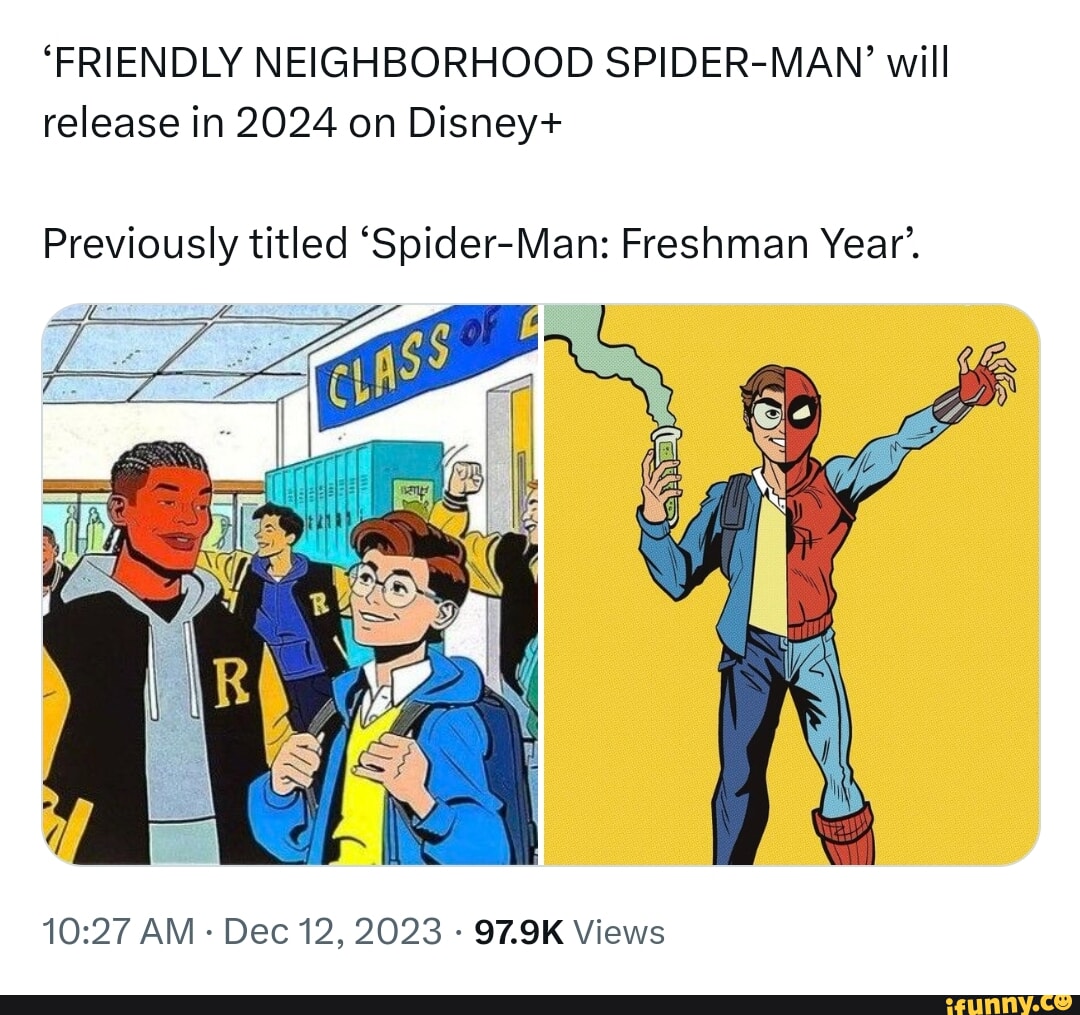 'FRIENDLY NEIGHBORHOOD SPIDERMAN' will release in 2024 on Disney+