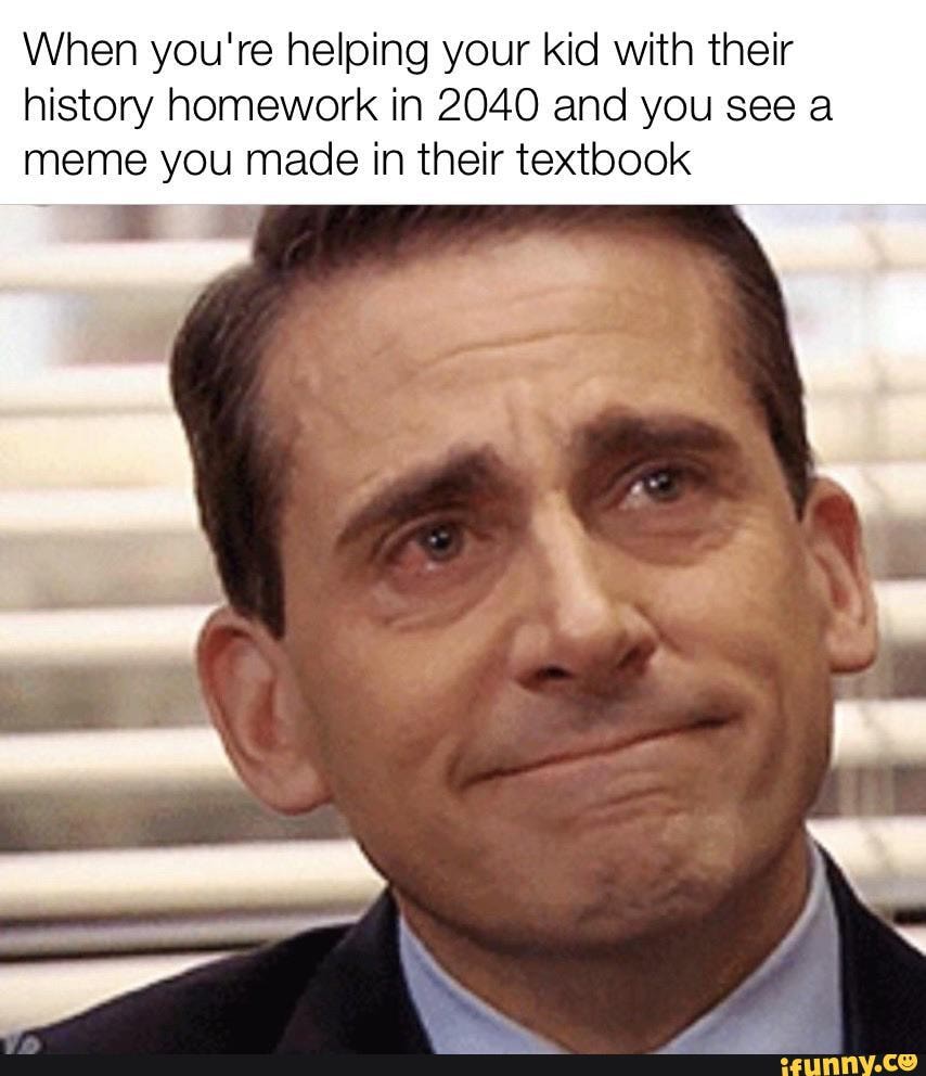 helping your kid with homework meme