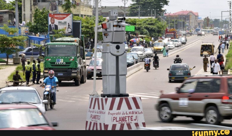 africans, diseased, robots, traffic