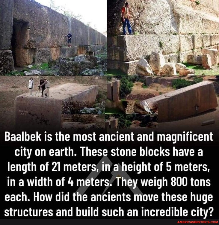 Baalbek is the most ancient and magnificent city on earth. These stone ...