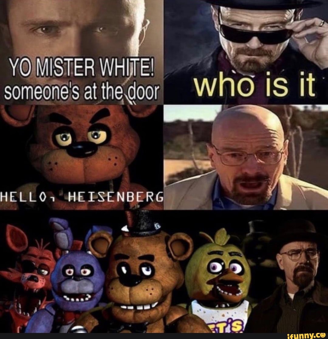 at th
who is it
HELLO. HEESENBERG
Sacat
MISTER WHITE! door