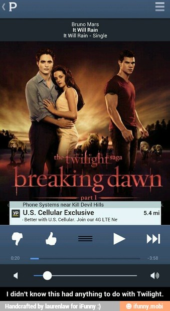 1 didn't know this had anything to do with Twilight. - I didn't know this had anything to do with Twilight.