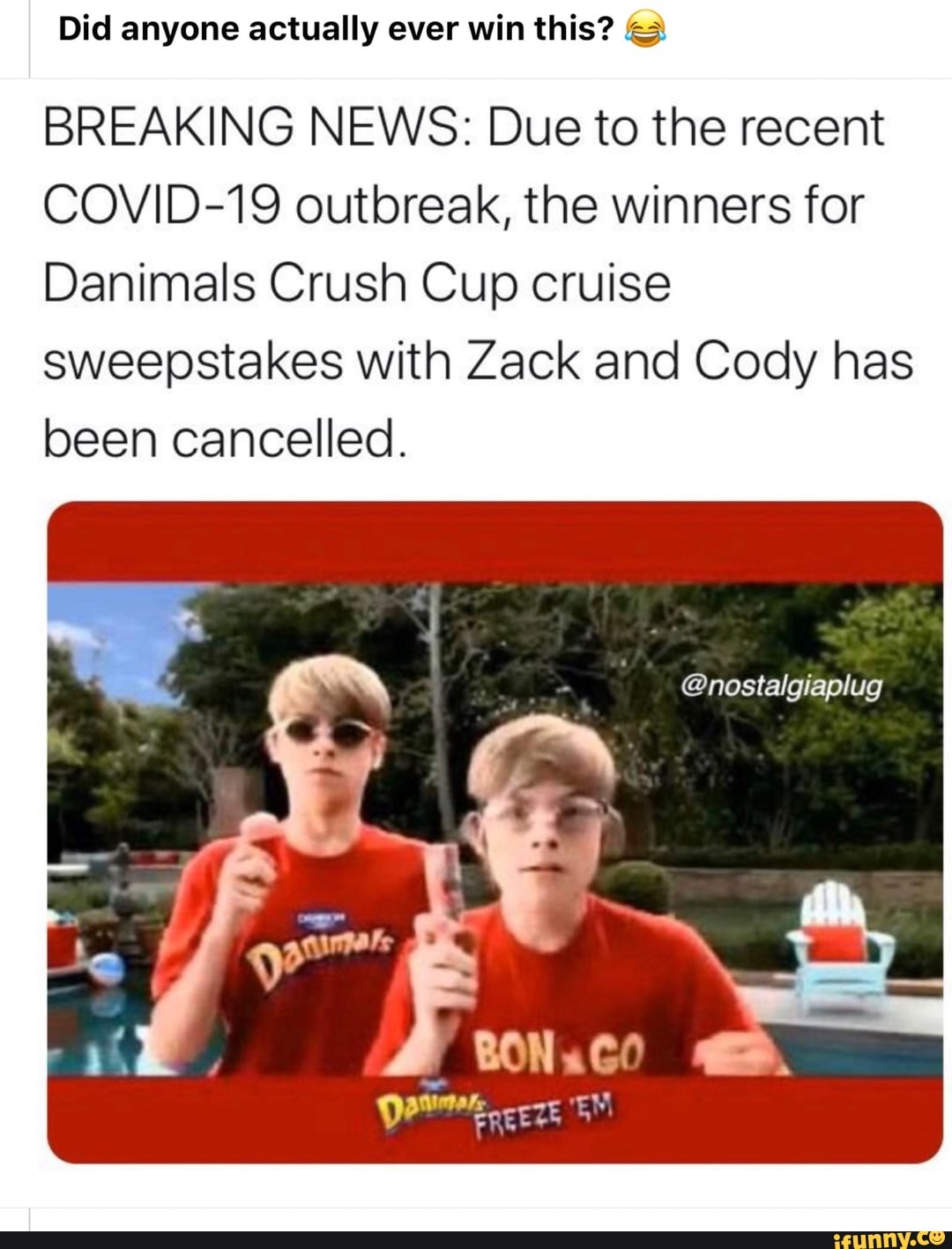 Did anyone actually ever win this? BREAKING NEWS Due to the recent