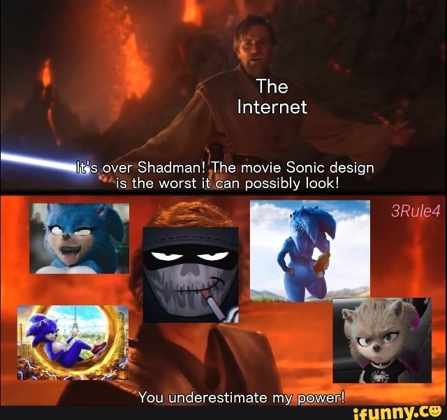 35 Over Shadman 3the Movie Sonic Design Is The Worst Ib Ean