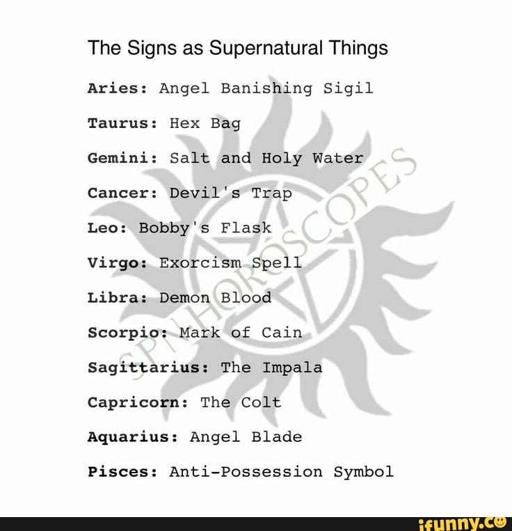 supernatural symbols angel