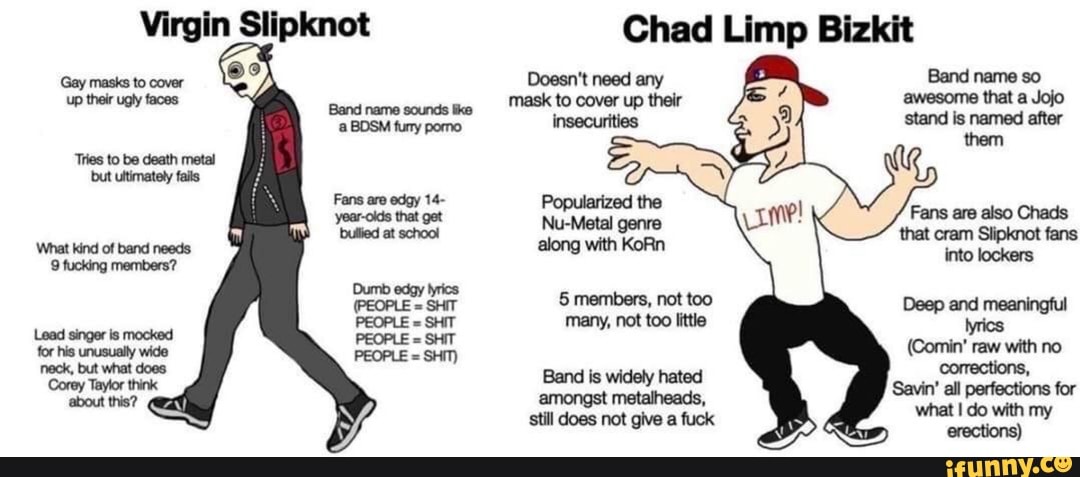 Virgin 1 Slipknot Chad Limp Bizkit Doesn T Need Any