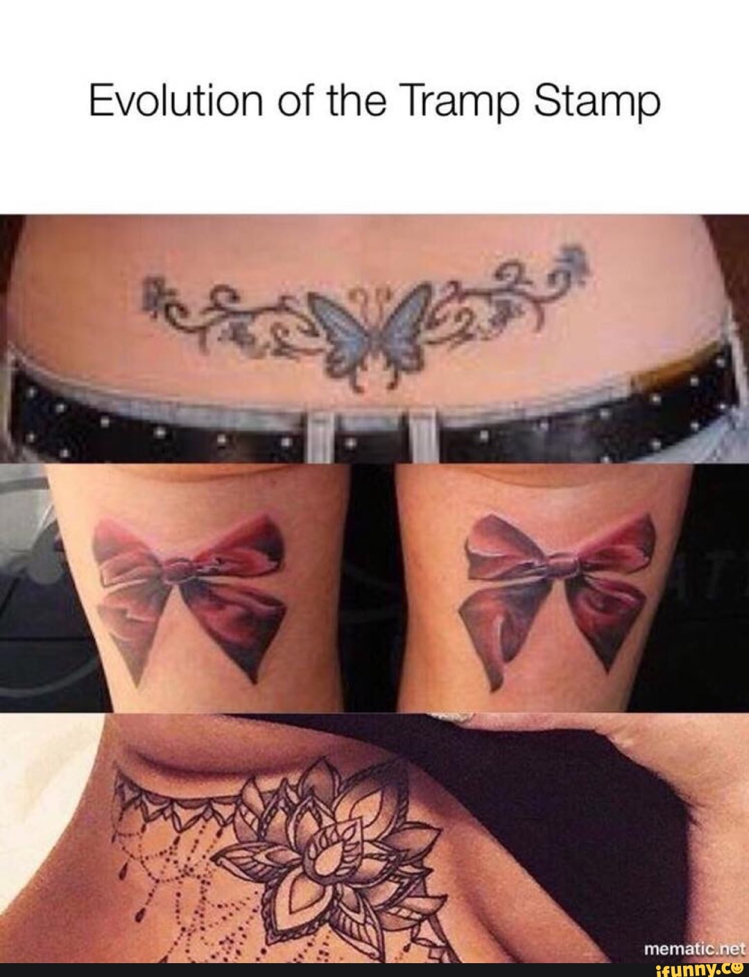 Evolution of the Tramp Stamp - )