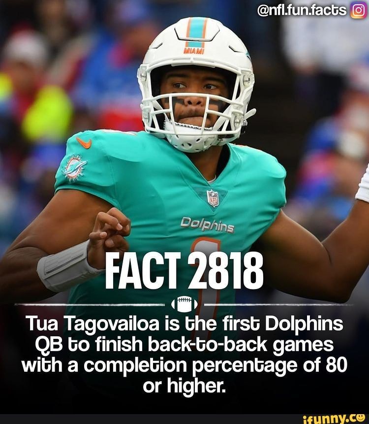 Tua Tagovailoa is the first Dolphins QB to finish back-to-back