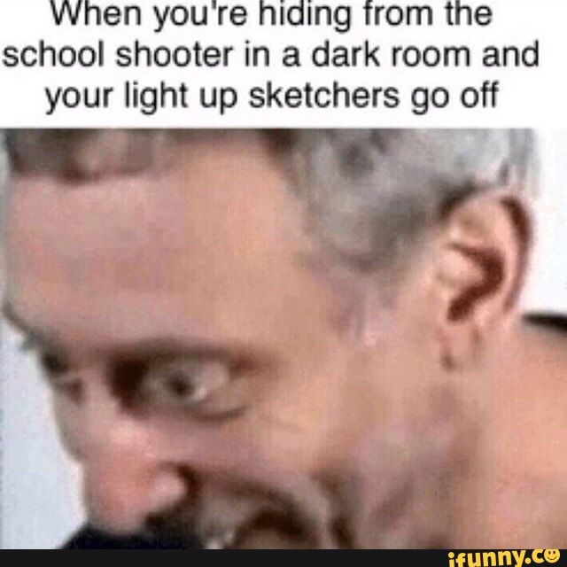 light up sketchers meme