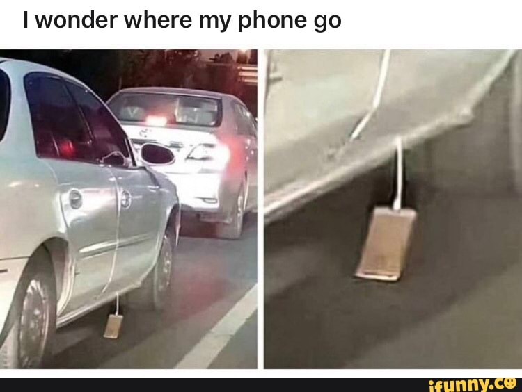 I wonder where my phone go