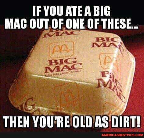 IF YOU ATE A BIG MAC GUT ONE OF THESE...
THEW VOIRE Oin AS nleT!