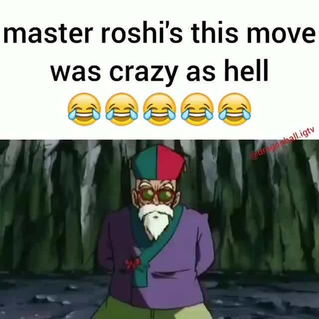Master roshi's this move was crazy as hell - )