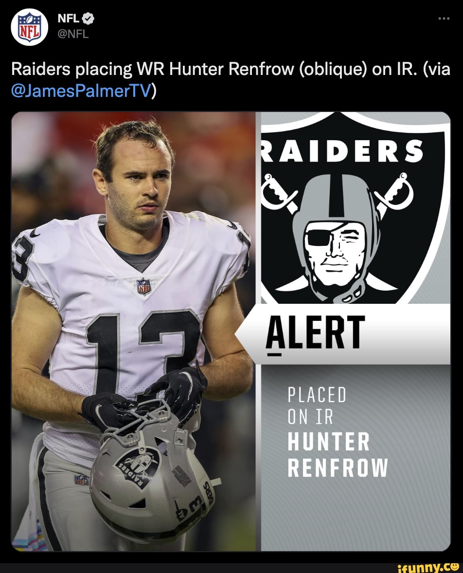 Raiders signing WR Hunter Renfrow to 2-year, $32 million extension