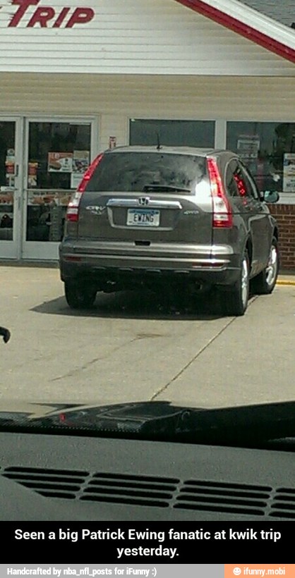 Seen a
big Patrick Ewing fanatic at kwik trip
yesterday. - Seen a big Patrick Ewing fanatic at kwik trip yesterday.