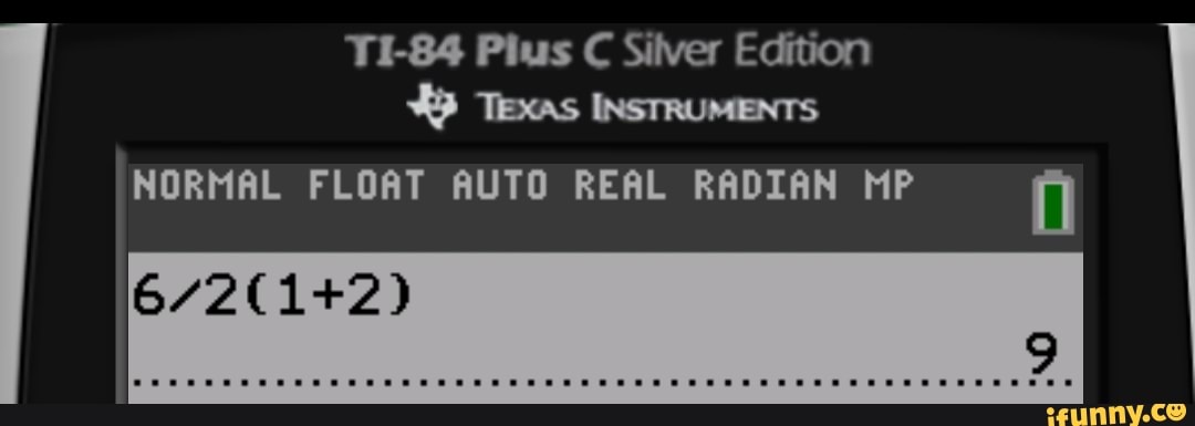 TI-84 Pius C Silver Edition
4% Texas INSTRUMENTS
NORMAL FLOAT AUTO REAL RADIAN MP fl