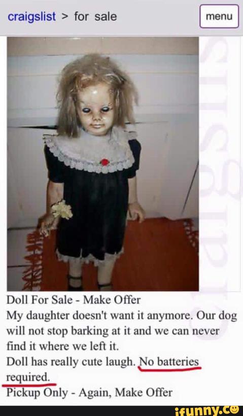 my child doll for sale craigslist