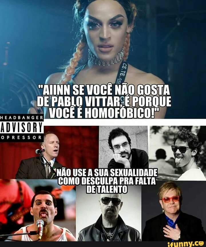 "DEPABLO PORQUE
VOCE E HOMOFOBICO!:
by "NAO USE A SUA SEXUALIDADE
COMO DESCULPA PRA FALTA"
O DEJTALENTO A