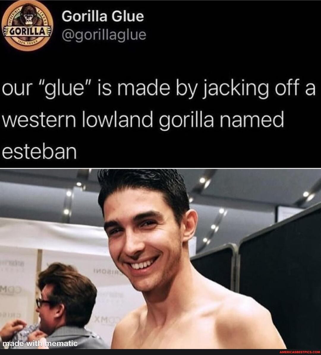 ) Gorilla Glue gorillaglue our "glue" is made by jacking off a western