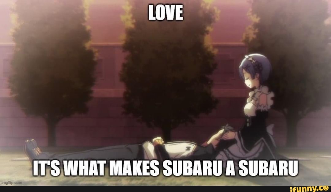 LOVE IT'S WHAT MAKES SUBARU A SUBARU - iFunny