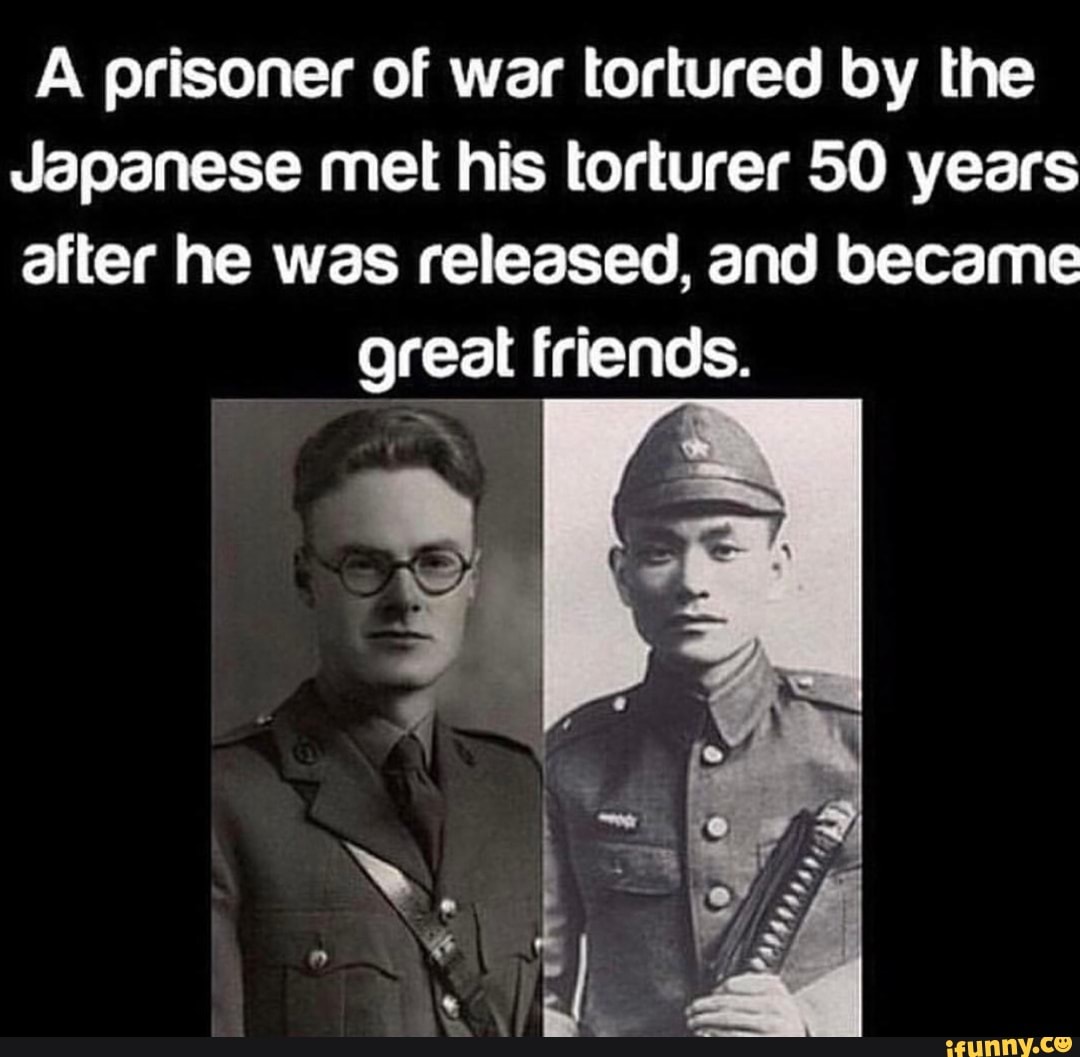 A Prisoner Of War Tortured By The Japanese Met His Torturer 50 Years